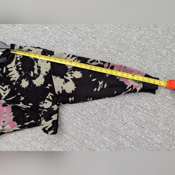 Noli Cropped Tie-Dyed Long-Sleeve Sweatshirt - Women's Size Small - Picture 7 of 9